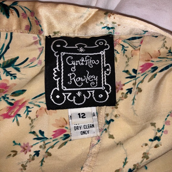 Cynthia Rowley Asymmetrical Silk Floral Skirt - Picture 5 of 6